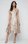 Homecoming Dresses Short Metallic Midi Length Plus Size Cocktail Dress Taupe Multi
