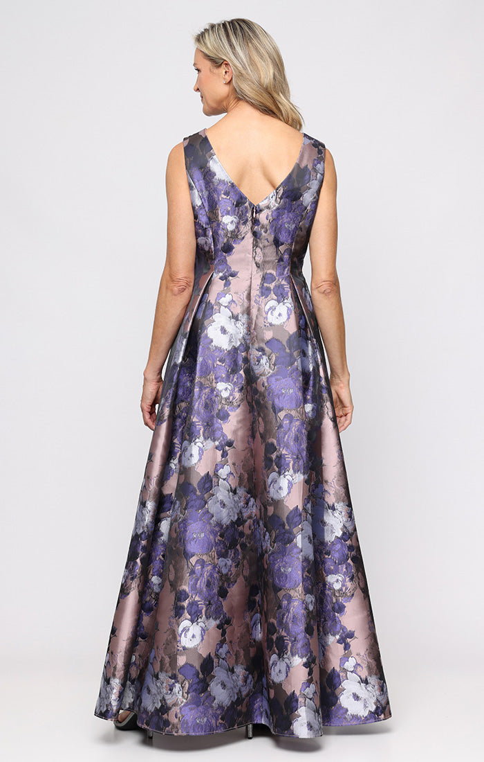 住まい/暮らし/子育て Floral Sexy Long Gown Alex Evenings 8181220 Floral Print Long Formal Mother of the Bride
