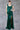 Prom Dresses Long Lace Prom Beaded Slit 3D Formal Dress Hunter Green