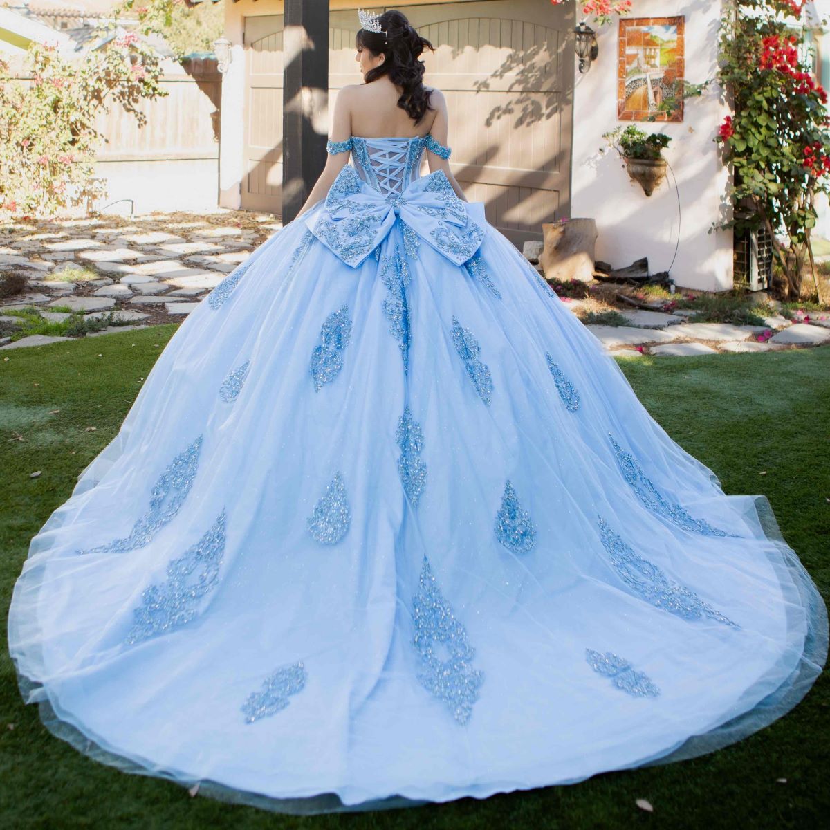 white christmas dresses Fabulous Custom Quinceañera Dress (Add Any Application of Your Choice to This Dress) M