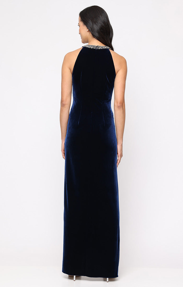 Formal Dresses Long Velvet Formal Evening Dress Imperial