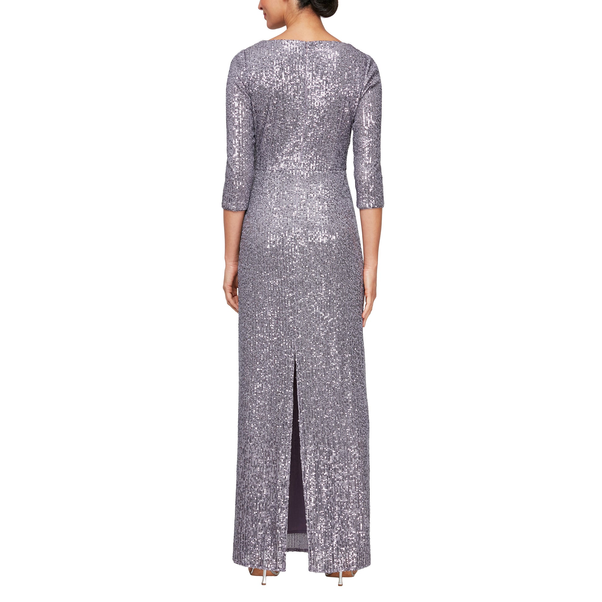 Alex Evenings 8196646 Sequin Long Formal Dress