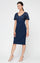 Homecoming Dresses Short Cocktail Knee Length Sequin Petite Dress Navy
