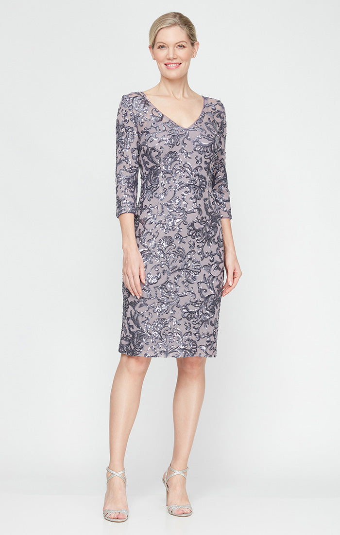Cocktail Dresses Short Cocktail Mini Dress Icy Orchid