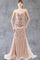 Prom Dresses Prom Long Beaded Long Formal Pattern Dress Rose Gold