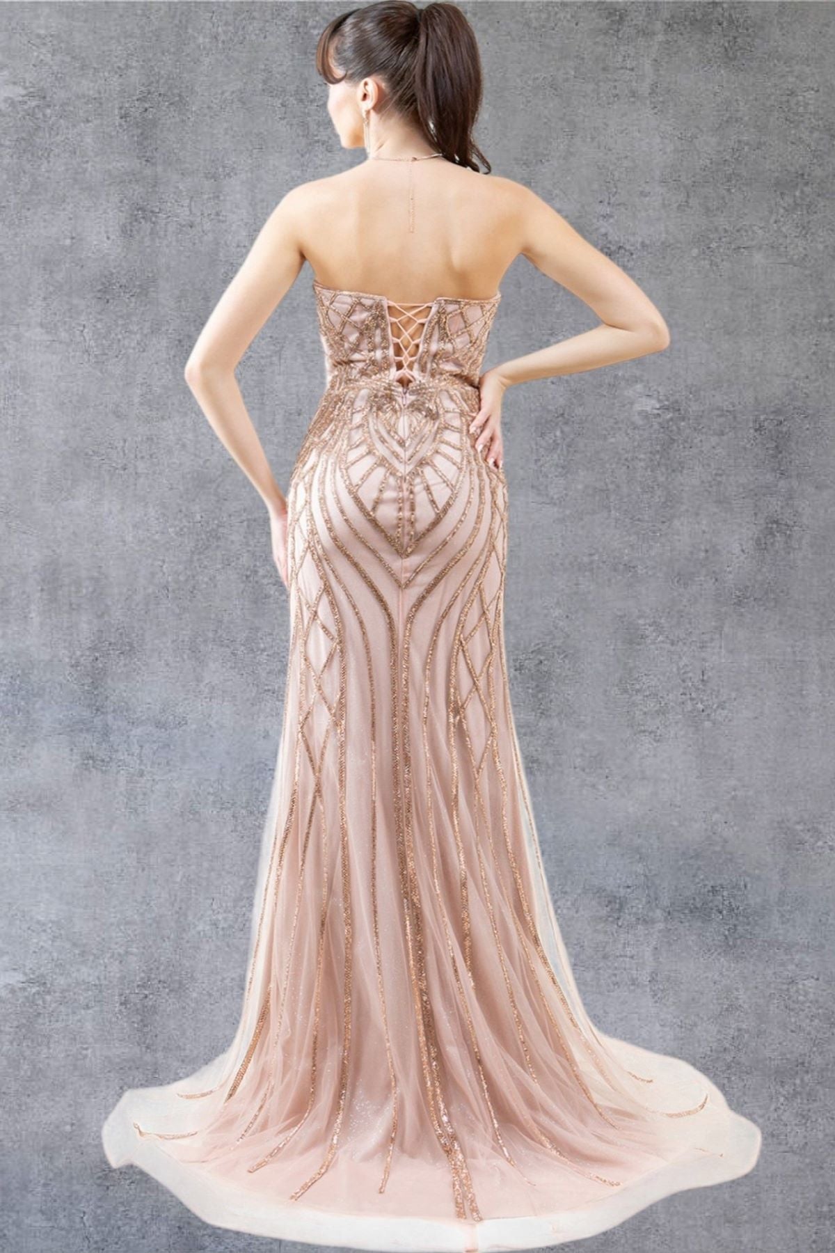 Cinderella Couture 8221J Prom Long Beaded Long Formal Pattern Dress