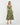 Cocktail Dresses Homecoming Midi Short Ruffle Cocktail Dress Green Multi