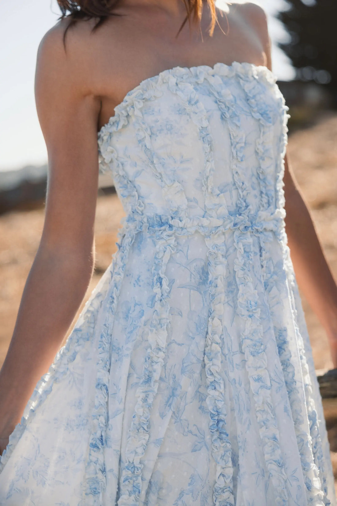 Cocktail Dresses Short Cocktail Floral Homecoming Midi Dress Blue Multi