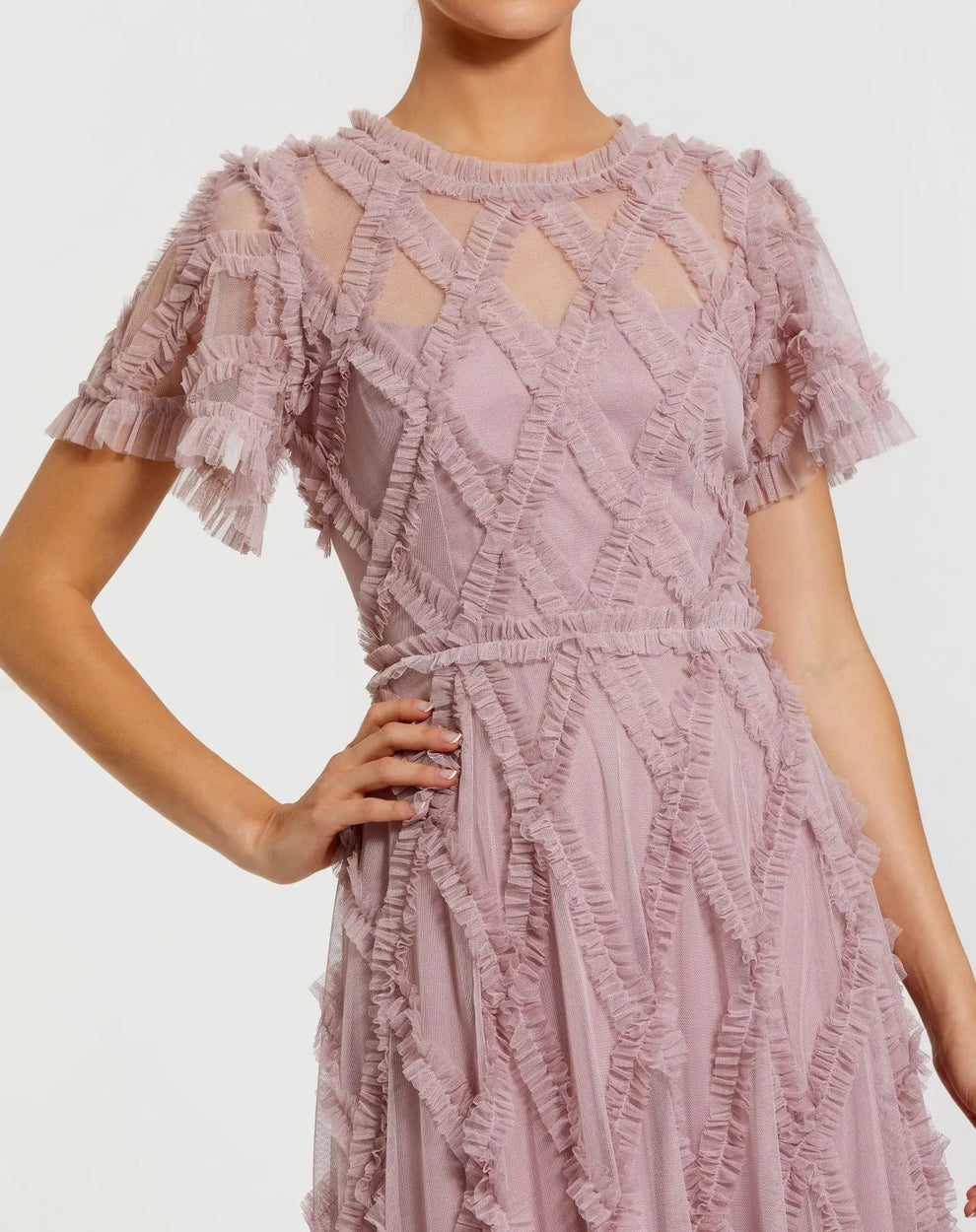 Mother of the Bride Dresses Long A Line Formal Ruffle Mother of the Bride Dress Heather