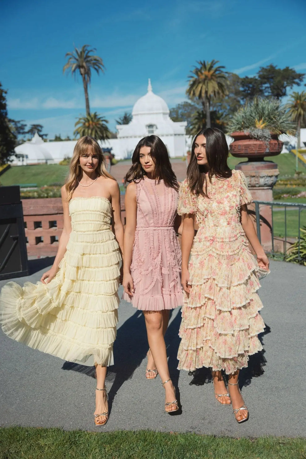 Strapless Midi Tulle Cocktail Dress by Mac Duggal 8286 in Buttercup