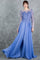 Formal Dresses A Line Long Formal Sequin Dress Dusty Blue