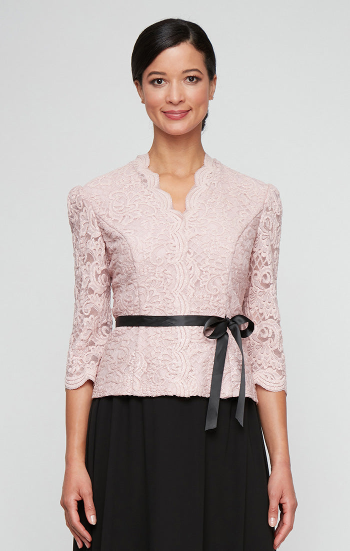 Alex Evenings 83122667 Formal Blouse Mother of the Bride Top