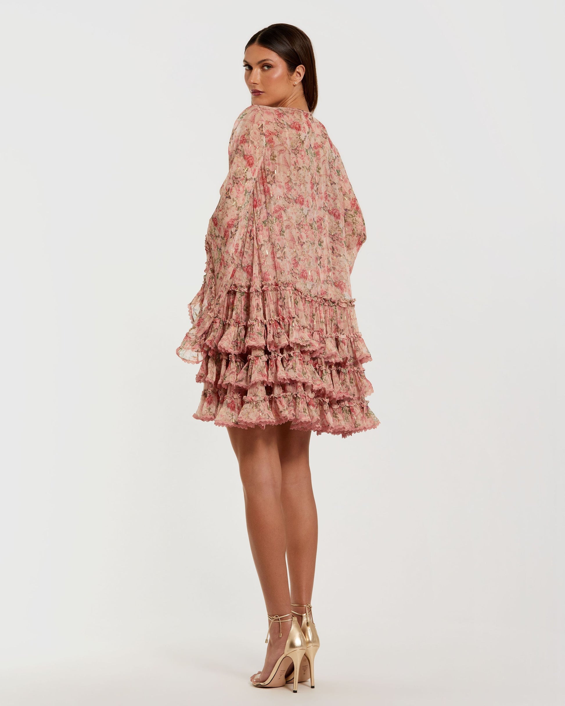 Mac Duggal 8336 Homecoming Short Cocktail Mini Ruffle Dress