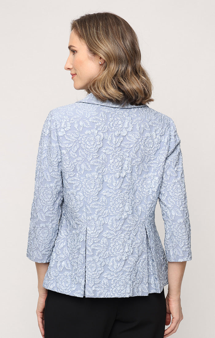 Top Formal Floral Lace Pleated Top Alex Evenings 8357052 Hydrangea