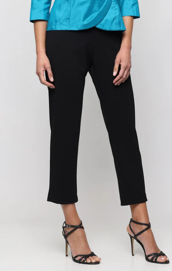 Stretch Crepe Slim Cropped Ankle Pant Alex Evenings 8460602