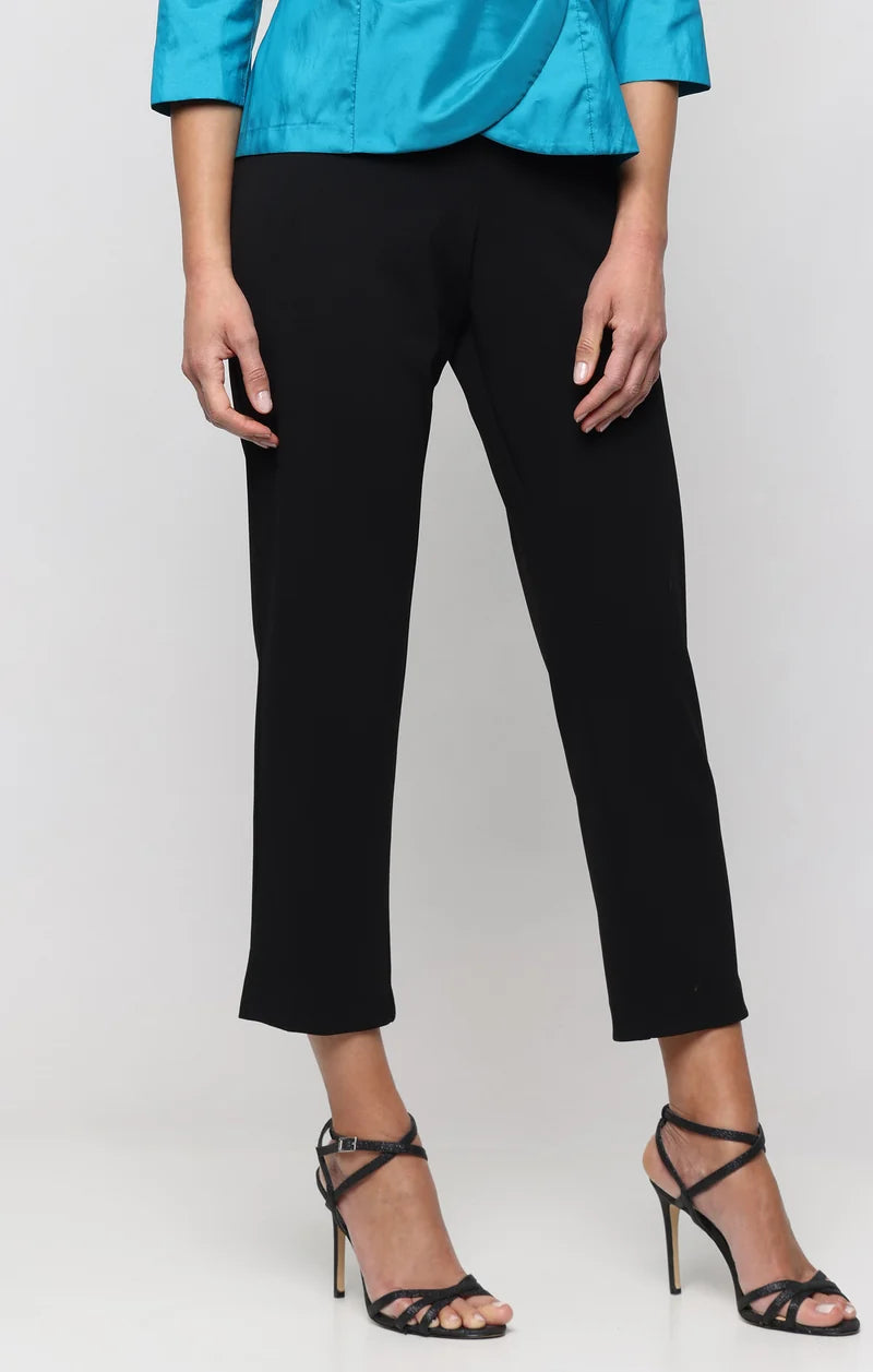 Slim Cropped Stretch Crepe Ankle Pant Alex Evenings 8360602