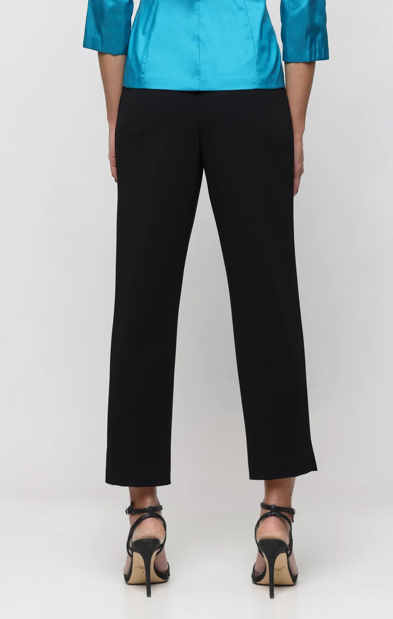 Slim Cropped Stretch Crepe Ankle Pant Alex Evenings 8360602