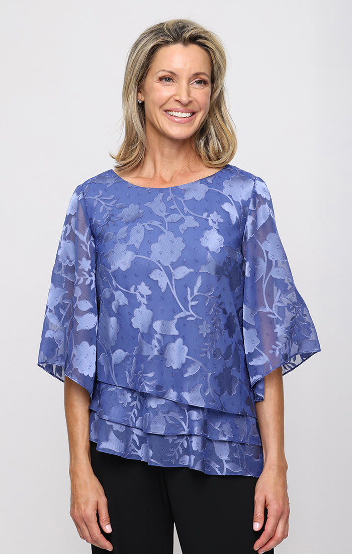 Top Evening Formal Top Cornflower