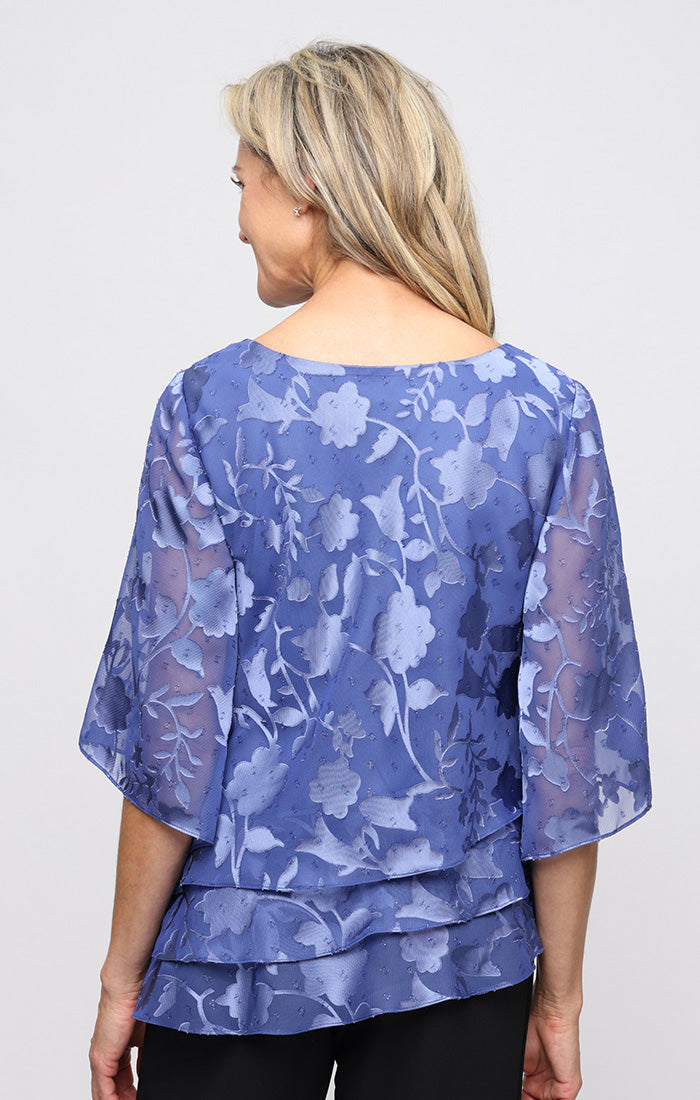 Top Evening Formal Top Cornflower