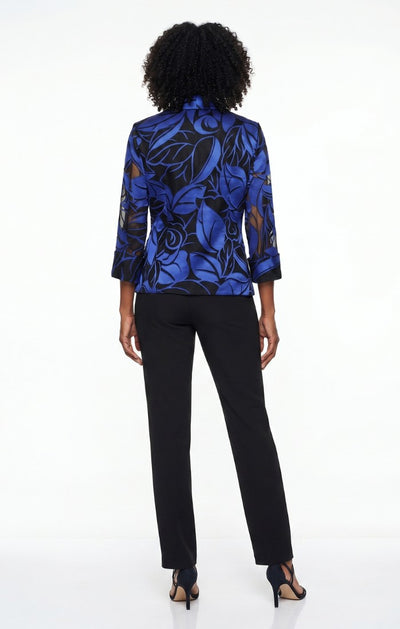 Crew High-Neck Mesh Top Fit & Flare Alex Evenings 8375978