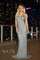 Prom Dresses Long Fitted Formal Beaded Geometric Prom Dress Nude/Slate