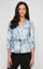 Top Twinset Formal Printed Top Jacket Blue Multi