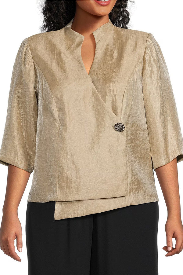 3/4 Sleeve Blouse Alex Evenings 8455281