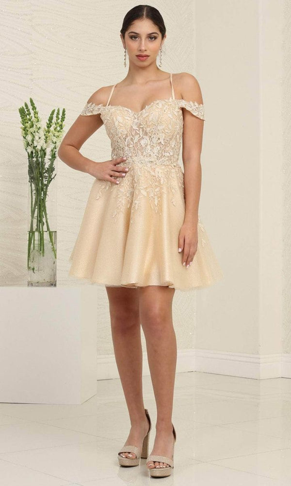Sweetheart Mini Short Tulle Cocktail A-Line May Queen MQ2099