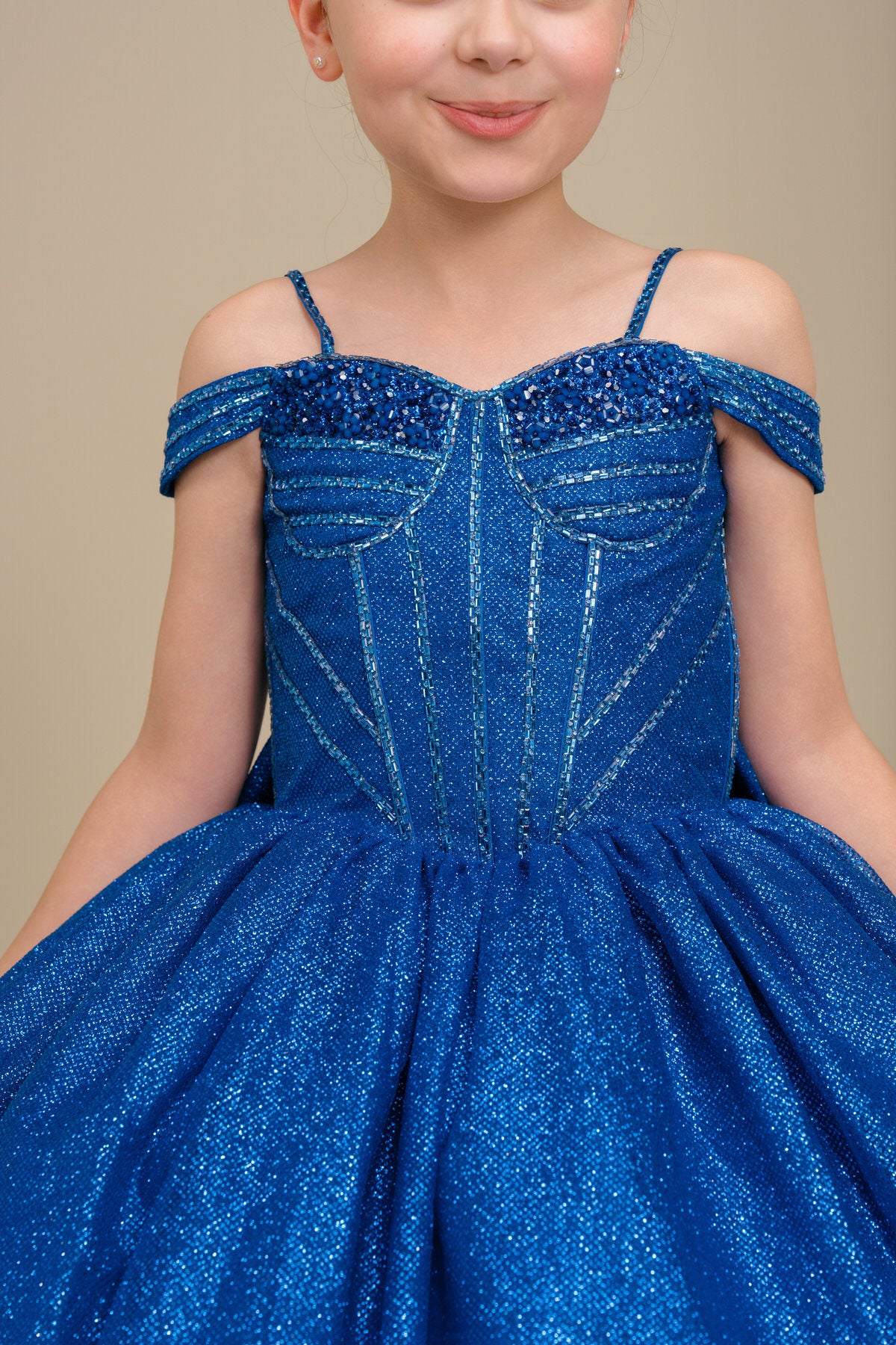 Flower Girl Dresses Sequin Corset Ball Gown Flower Girl Dress Royal