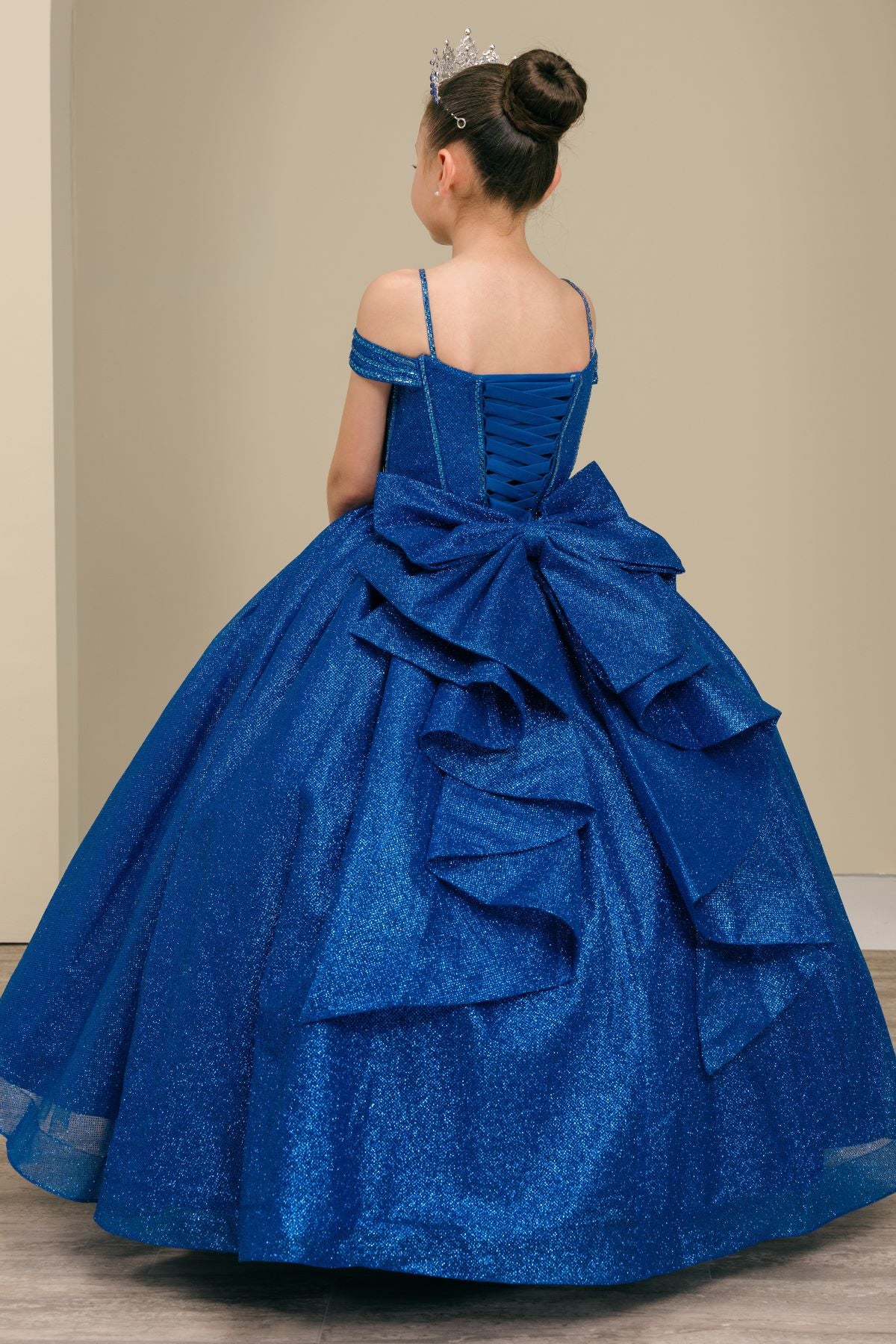 Flower Girl Dresses Sequin Corset Ball Gown Flower Girl Dress Royal