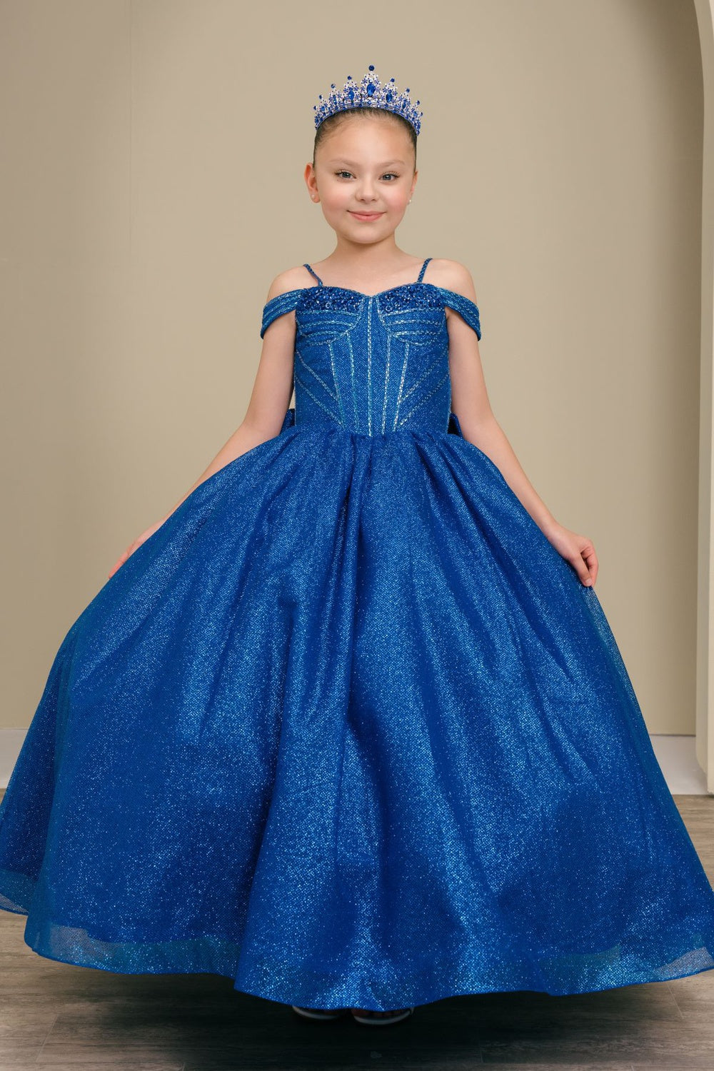 Flower Girl Dresses Sequin Corset Ball Gown Flower Girl Dress Royal