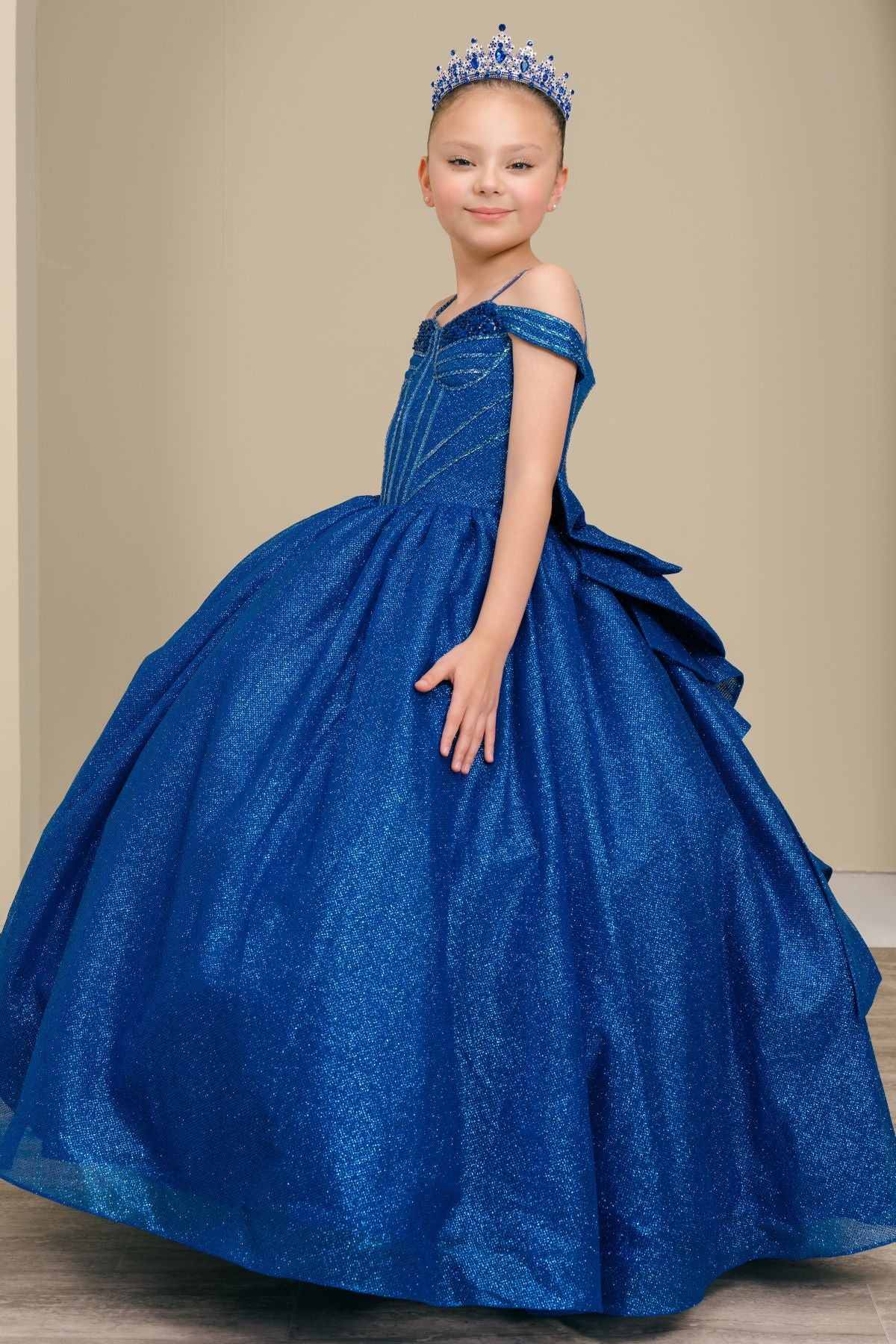 Flower Girl Dresses Sequin Corset Ball Gown Flower Girl Dress Royal