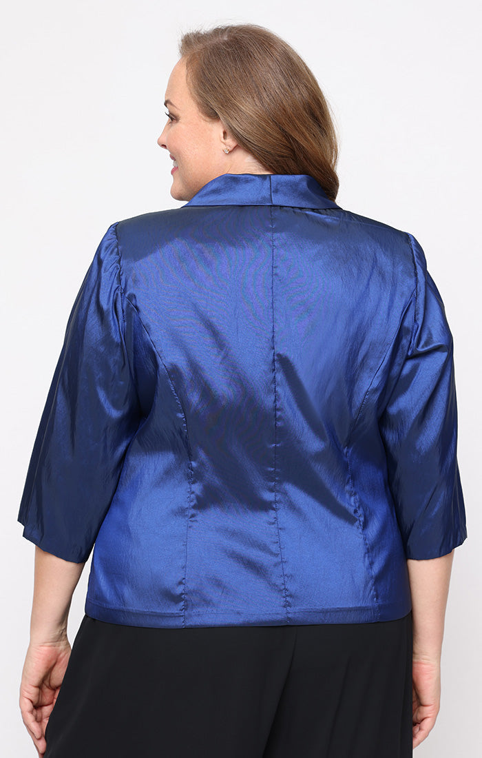 Top Plus Size Blouse Formal Beaded Top ROYAL