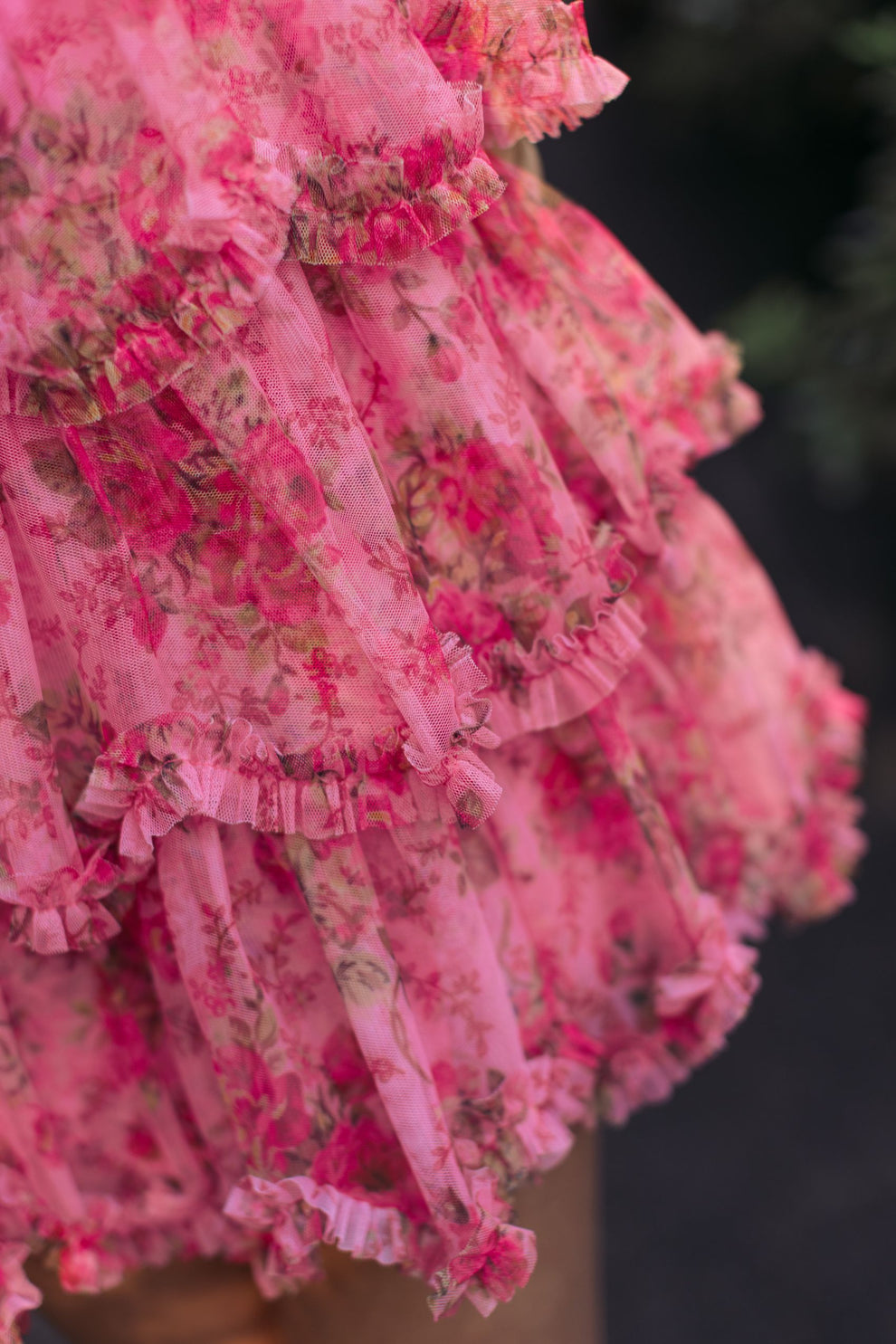 Cocktail Dresses Floral Short Ruffle Mini Cocktail Dress Mac Duggal 8473 Pink Multi