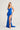 Prom Dresses Fitted Long Formal Stone Accents Prom Dress Royal Blue