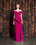 Formal Dresses Beaded Long Formal Evening Dress Cranberry