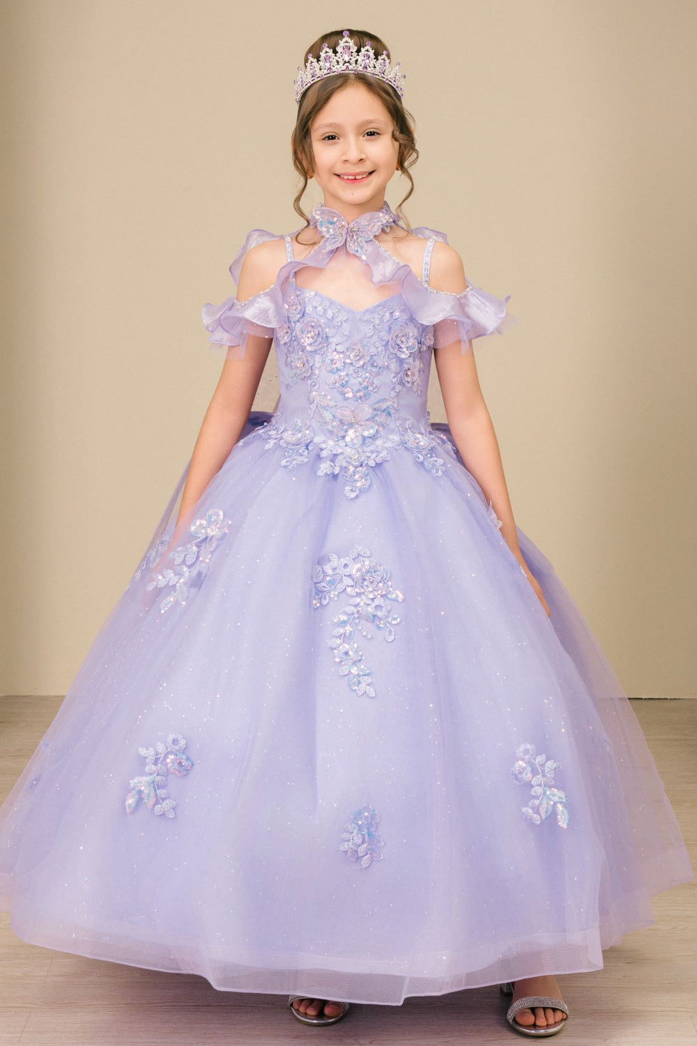 Sweetheart Floor-Length Tulle Flower Girl Ball Gown Cinderella Couture CC8585