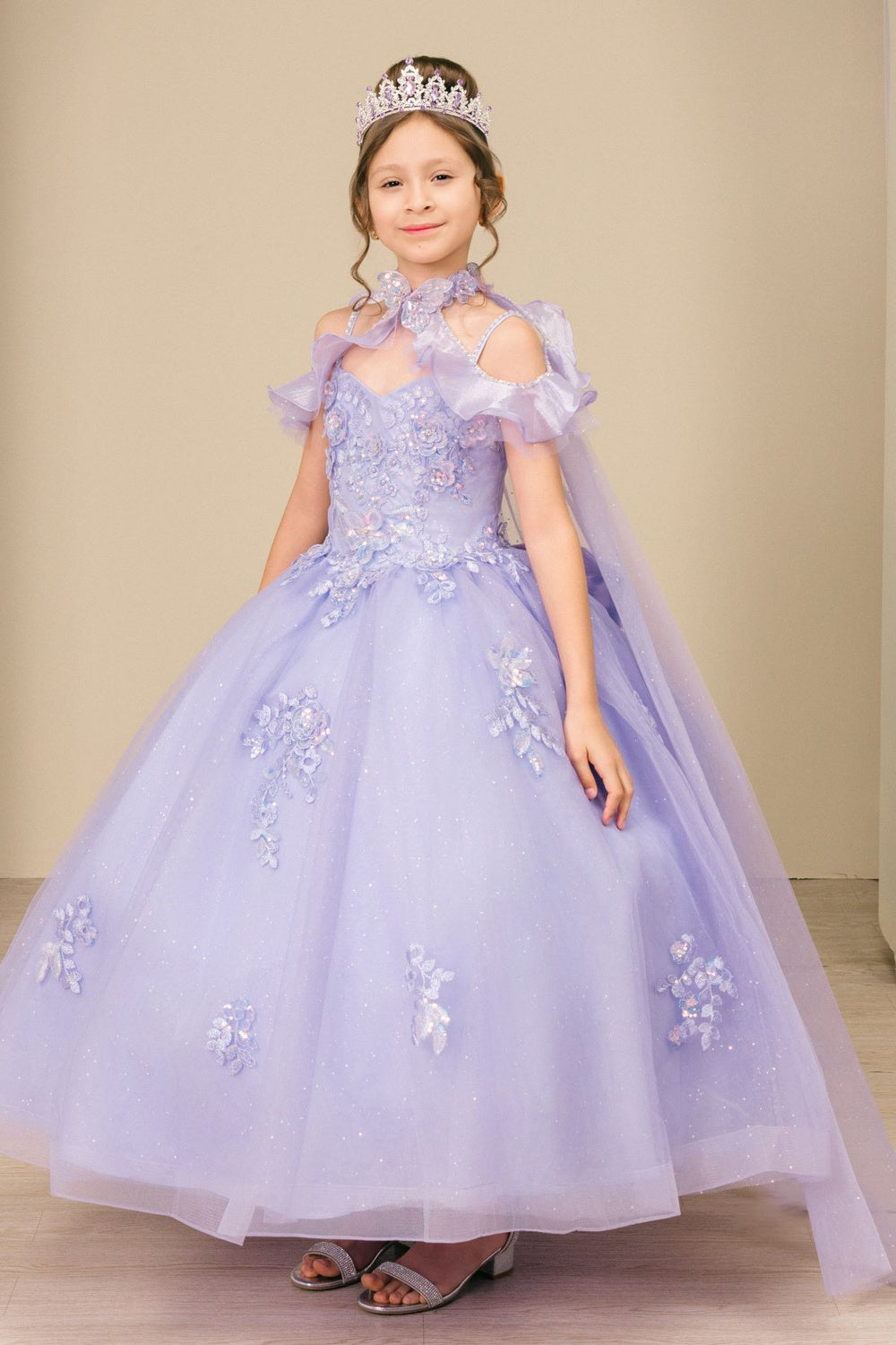 Sweetheart Floor-Length Tulle Flower Girl Ball Gown Cinderella Couture CC8585