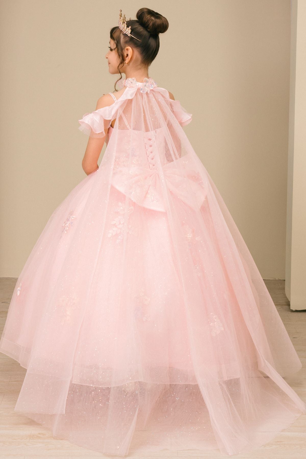 Sweetheart Floor-Length Tulle Flower Girl Ball Gown Cinderella Couture CC8585