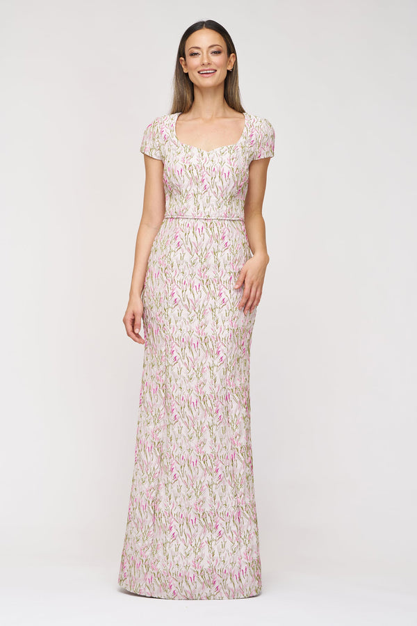 Floral Mermaid Gown JS Collections 86113578