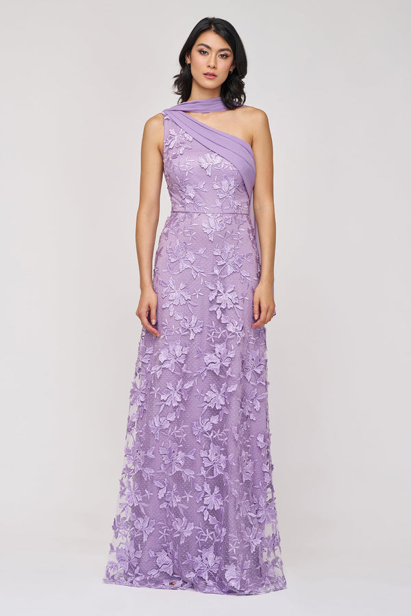 Nola Chiffon Drape Gown JS Collections 86113595