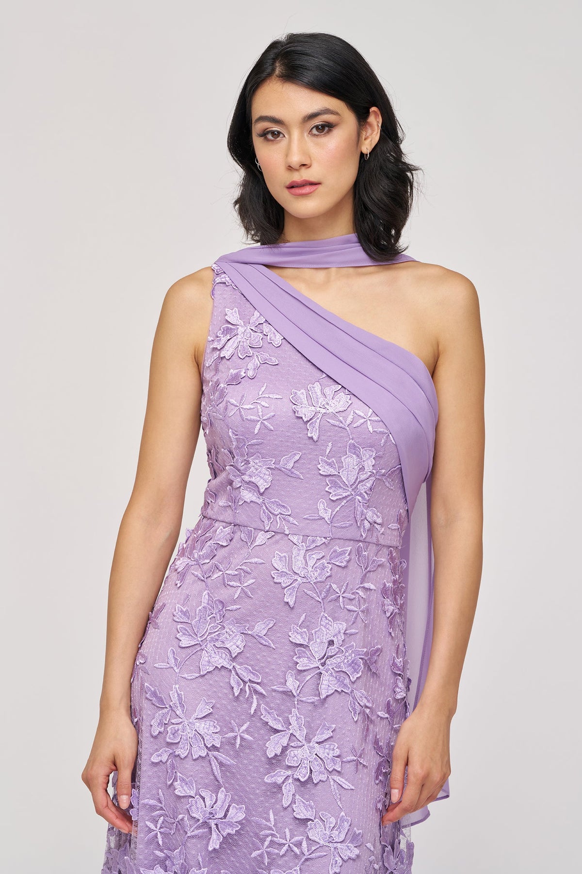 Nola Chiffon Drape Gown JS Collections 86113595