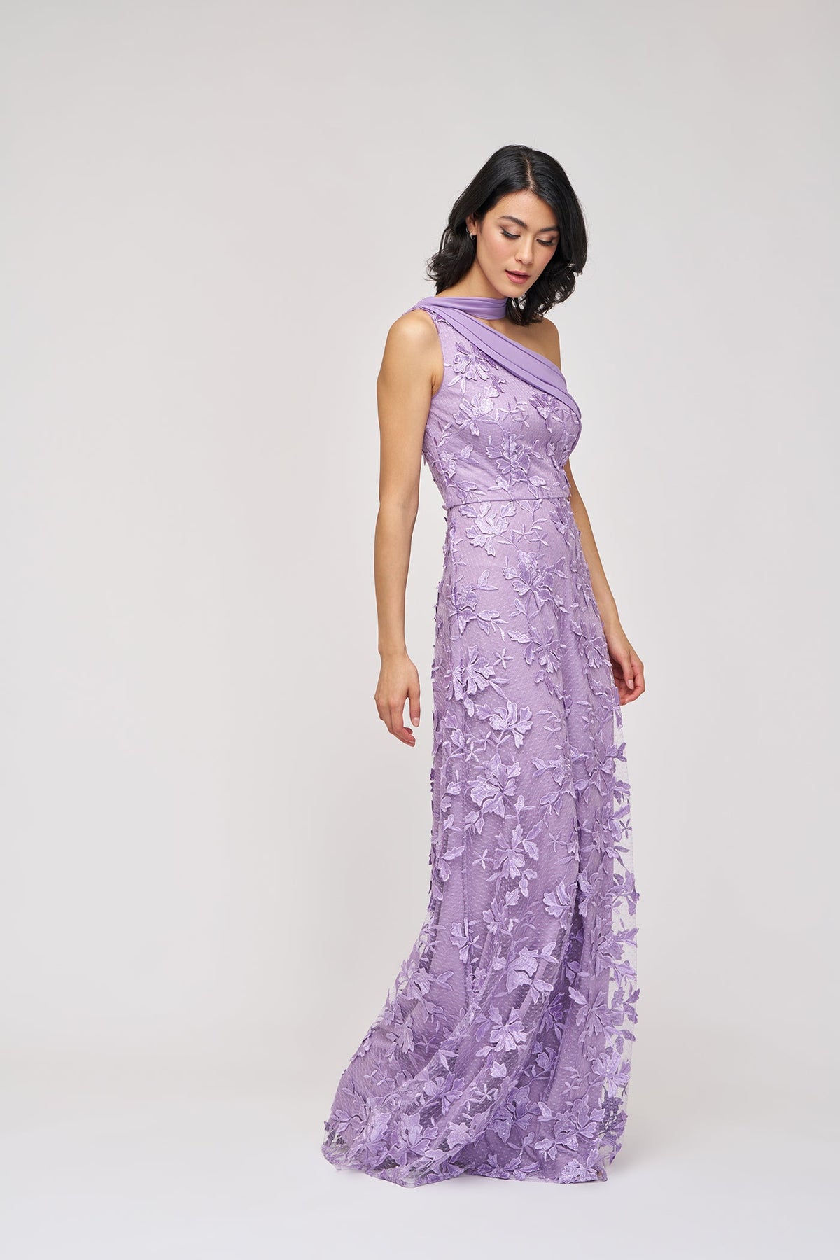 Nola Chiffon Drape Gown JS Collections 86113595