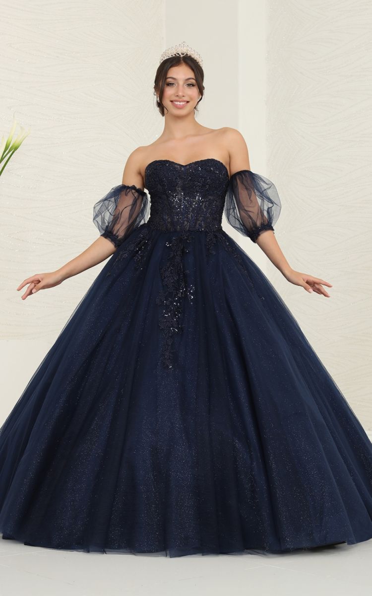 Sweetheart Floor-Length Tulle Prom Ball Gown May Queen LK237