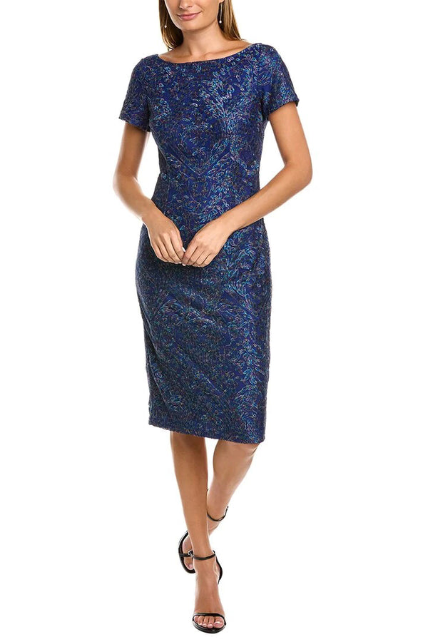JS Collections 866995 Short Fitted Knee Length Cocktail Dress