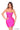 Cocktail Dresses Short Fitted Cocktail Dress Bright Pink