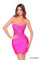 Cocktail Dresses Short Fitted Cocktail Dress Bright Pink