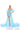 Cocktail Dresses Sequin Floral Short Cocktail Dress Light Blue