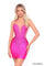 Cocktail Dresses Homecoming Short Fitted Cocktail Dress Bright Pink