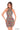 Cocktail Dresses Homecoming Short Floral Motif Cocktail Dress Nude/Multi